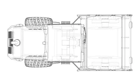 Construction machine. Asphalt compactor vector Stock Illustration
