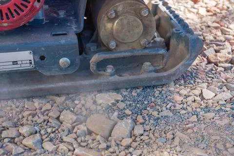Construction machine motor detail Stock-Fotos