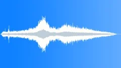 Construction machine passing on wet roadSound Effect