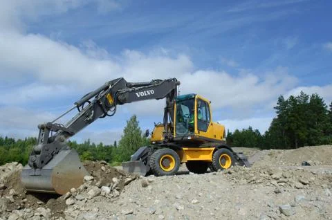 Construction machine Stock Photos