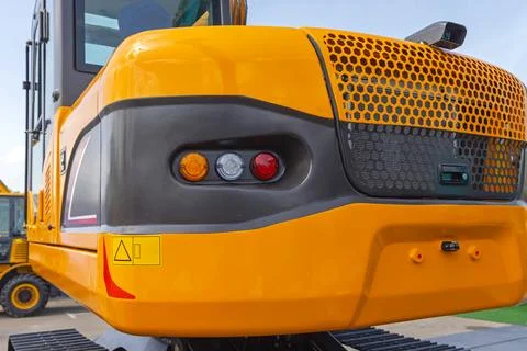 Construction Machine Rear Lights Foto stock