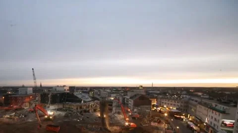 Construction machine work time lapse Stock-Footage 217424830