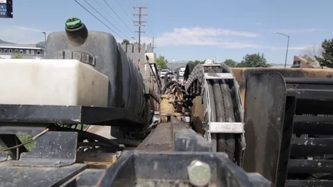 Construction Machinery 2 Stock Footage 79023932