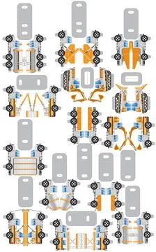 Construction machinery. Stock Illustration
