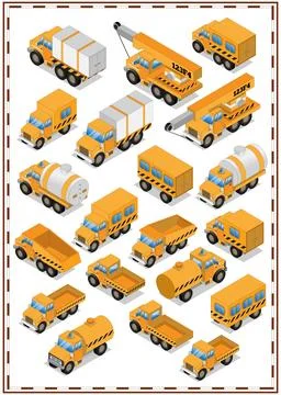 Construction machinery. Stock Illustration