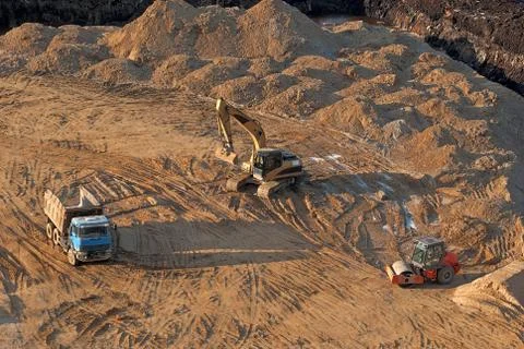 Construction machinery. Stock Photos