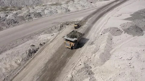 Construction machinery working in coal mine Stock Footage 294100250