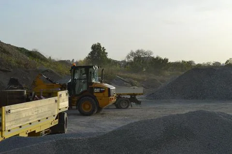 Construction, machines, construction vehicles, construction materials Stock Photos