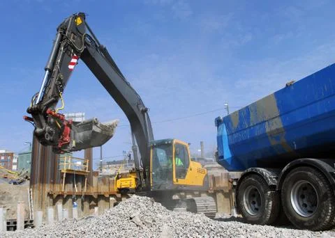 Construction machines Stock Photos