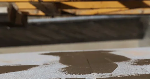 Construction. Man plasters joints. Video stock 53857544