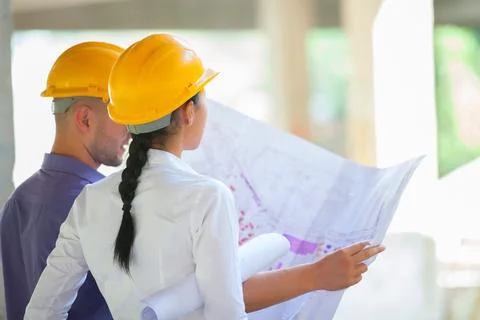 Construction manager  architect Stock Photos