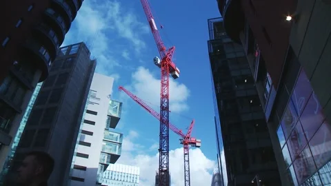 Construction in Manchester (5) Video stock 150163363