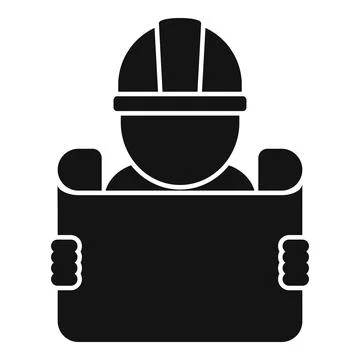 Construction manual icon simple vector. Technical document Stock Illustration