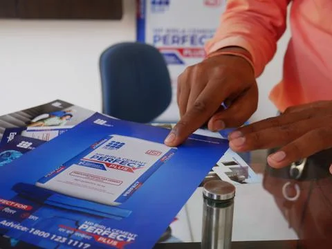 Construction material distribution center image. Stock Photos