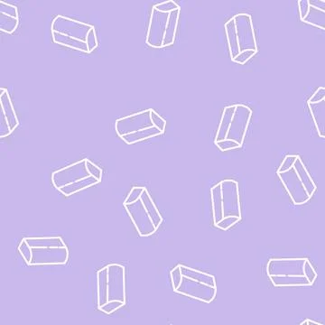 Construction material facing brick line vector seamless pattern 스톡 일러스트