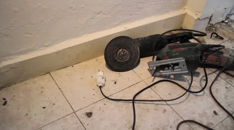 Construction Material on the Ground Pan Shot Stock Footage 61912311