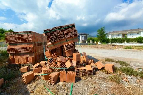 Construction Materials. Building materials for construction of residential Stock Photos