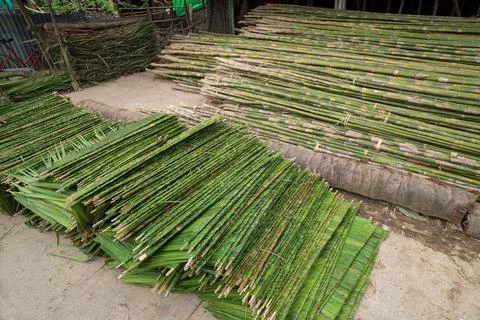 Construction materials in Myanmar Stock Photos