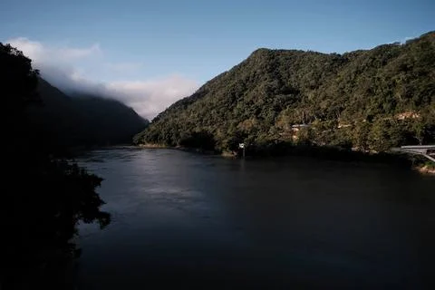 Construction Mayan Train in Boca del Cerro, Tabasco, Mexico Stock Photos