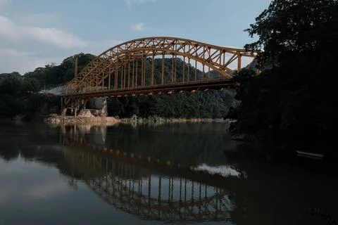 Construction Mayan Train in Boca del Cerro, Tabasco, Mexico Stock Photos