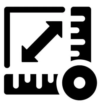 Construction Measurement Vector Stock Illustration