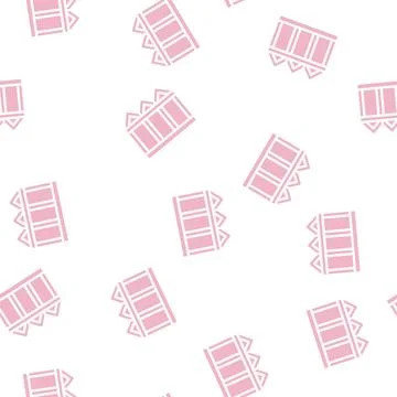 Construction metallic material frame glyph vector seamless pattern Stockillustratie