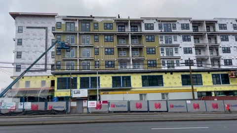 Construction modern building Stock-Footage 222298558