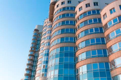 Construction of a modern building Stock Photos