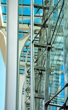 Construction of modern building Stock Photos