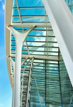 Construction of modern building Stock Photos