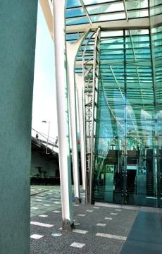 Construction of modern building Stock Photos