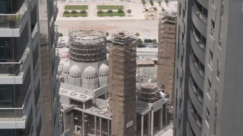 Construction of Mosque Stock-Footage 252254229