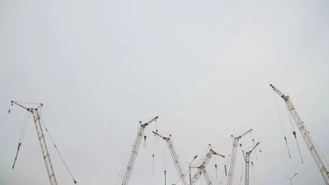 Construction of multi-storey residential building Видео 152107674