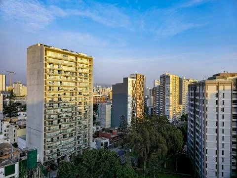 Construction of multiple multi-family condominium buildings Stock Photos