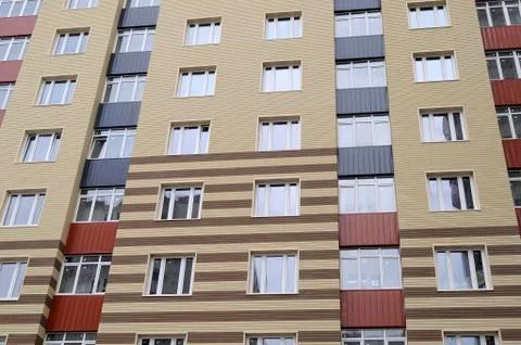 Construction of a multistory building Stock Photos