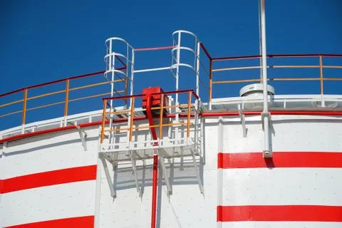 Construction of a new 5000 m3 Fire extinguishing pipeline maintenance site on Stock Photos