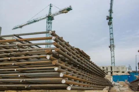 Construction of the new building Stock Photos