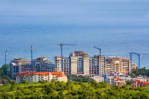 Construction of a new building Stock Photos