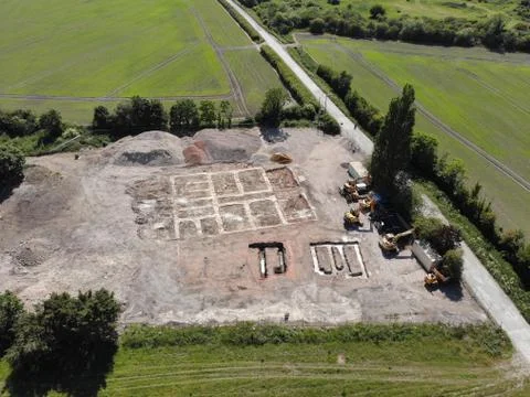 Construction of new building Stock Photos
