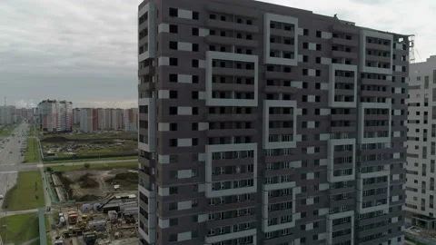 Construction of new buildings 스톡 동영상 93583557