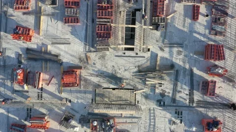 Construction of a new house. Stock Footage 172094276