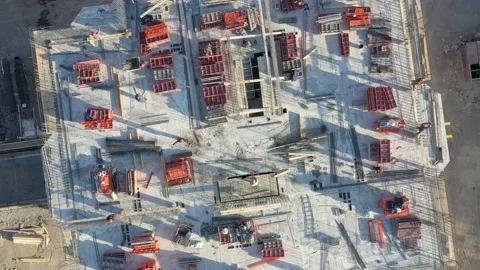 Construction of a new house. Stock Footage 172274612