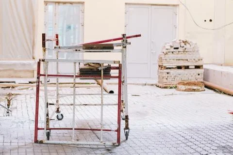 Construction of new house Stock Photos