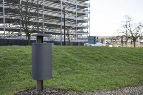 Construction of a new inner city  multi storey car-park Stock Photos