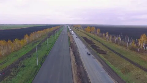 Construction of a new road Stock Footage 69232652