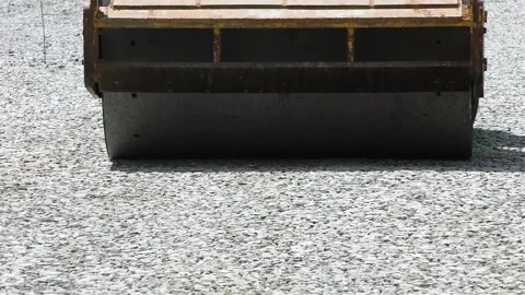 Construction of a new road Video stock 222585472