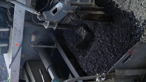 Construction of a new road. vertical shot Stock-Footage 259057140