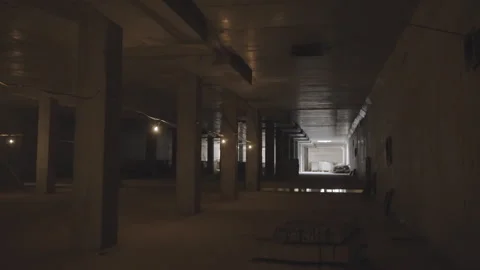Construction of new subway station approaches finish Vídeo Stock 296713758