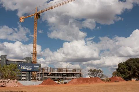 Construction in Northwest Brasilia Stock Photos