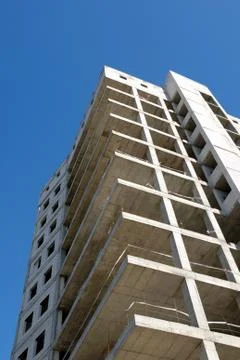 Construction of office building Stock Photos